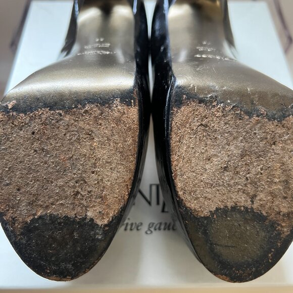 SAINT LAURENT YSL TRIBTOO PATENT PLATFORM PUMPS - Picture 5 of 16